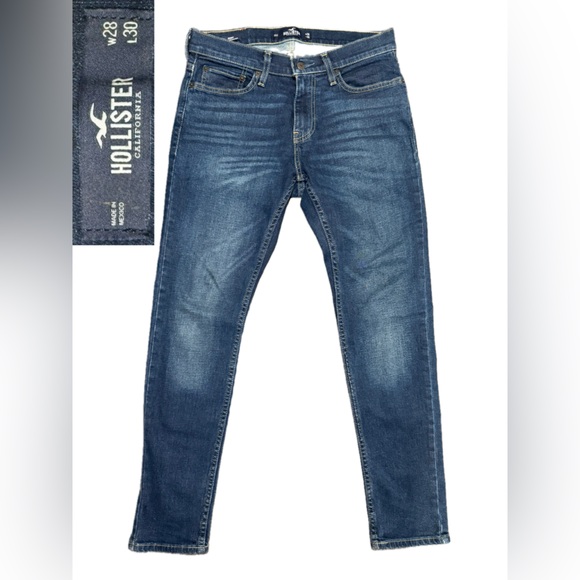 Hollister Other - Hollister Men's Dark Blue Skinny Jeans